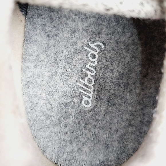 Allbirds Men\'s Merino Wool Sneakers Pink Gray Marled Wool Runners Size 8 M EUC